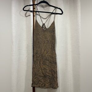 Whimsy + Row Leopard print mini dress